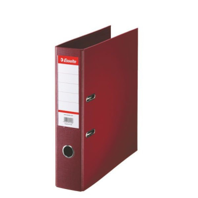 Classeur a levier A4 standard PP 75 mm Esselte, Bordeaux