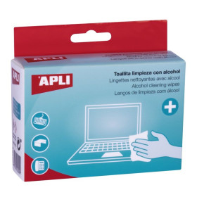 SACHET LINGETTES NETTOYANTES ALCOOL 20UOB