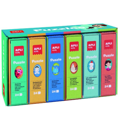 PRESENTOIR PUZZLE BIBLIOTHÈQUE 6U 24PCS