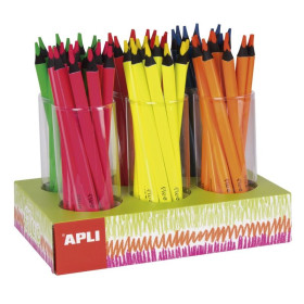 PRES. CRAYONS DE COUL JUMBO FLUOS 108U OB