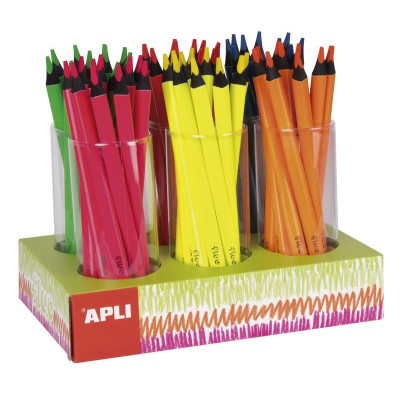 PRES. CRAYONS DE COUL JUMBO FLUOS 108U OB
