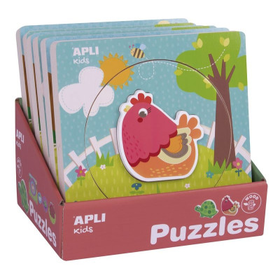 PRES PUZZLE CROISSANCE ANIMAUX 6U      OB