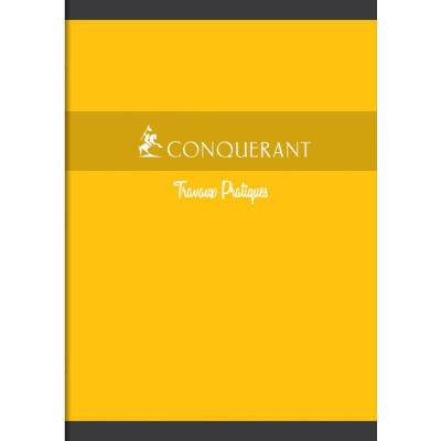 CAHIER DE TP CONQUERANT 7 AGRAFE 210x297 48P 70-120G SEYES/UNI