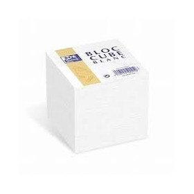 BLOC CUBE OXFORD 90X90 BLANC