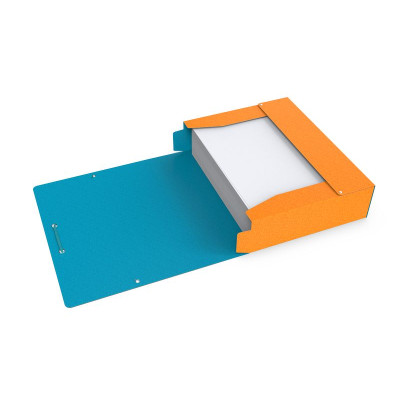BOITE OXFORD BICOLOR RECYC+ 24X32 D80 CARTE LUSTREE 7/10 ASSORTI