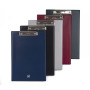 PORTE BLOC A4 SIMPLE PINCE EN HAUT PVC ASSORTI