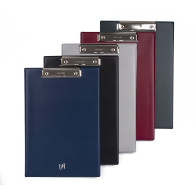 PORTE BLOC A4 SIMPLE PINCE EN HAUT PVC ASSORTI