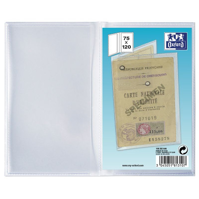 ETUI CARTE IDENTITE PVC200 INCOLORE
