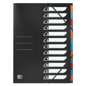 TRIEUR OXFORD A4 12P PP OPAQ NOIR