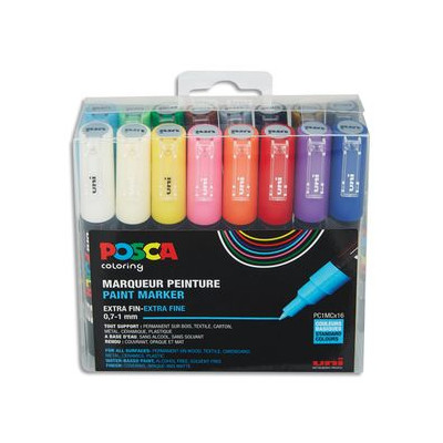UNI P/16 MARQ POSCA ASS PC1MC/16A ASS20