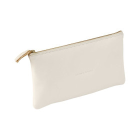 Flying Spirit trousse cuir Blanc Plate 22x11cm