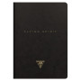Flying Spirit Black carnet brochure cousue 14,8x21cm 192p ligné motifs assortis
