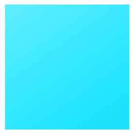 Paquet de 25 cartes Pollen 160x160 bleu turquoise