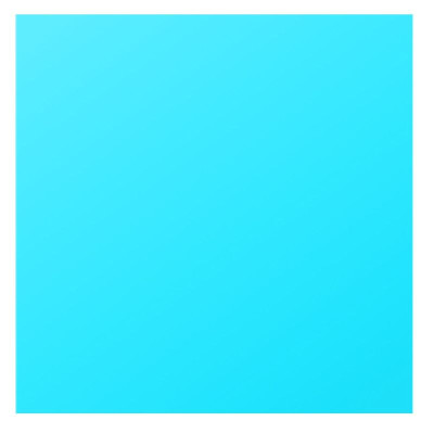 Paquet de 25 cartes Pollen 160x160 bleu turquoise