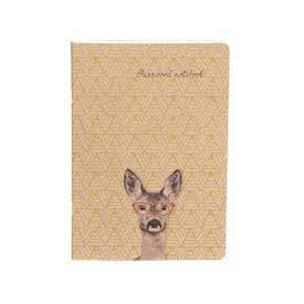 Funny Company, Carnet mot de passe avec rabat, A5 - 14,8 x 21 cm, 32 pages impri