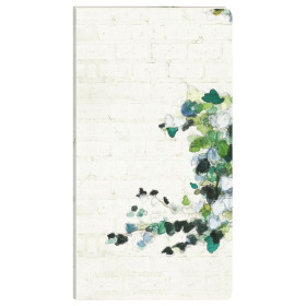 Hedera, Carnet 8,5 x 16 cm, couverture souple, dos carré collé, 96 pages, ligné,