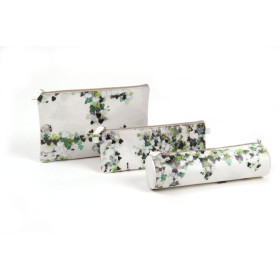 Hedera, Trousse plate en simili cuir 22 x 1 x 8 cm