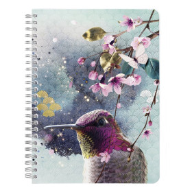 Sakura dream, Cahier reliure intégrale, A5 - 14,8 x 21 cm, 148 pages, ligné, ass