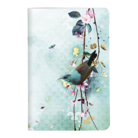 Sakura dream, Carnet piqué, 11 x 17 cm, 96 pages, ligné, ass.