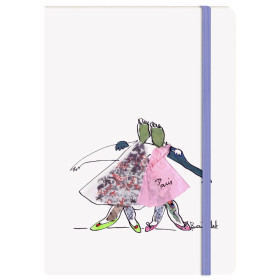 Ritournelle, Carnet rembordé rigide, A6 - 10,5 x 14,8 cm, 96 pages, uni, fermetu