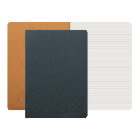Ingres, Cahier cousu fil A4 - 21 x 29,7 cm 96 pages ligné, avec bandeau, ass.