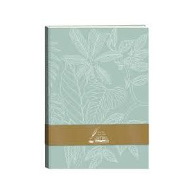 Jungle harmony, Carnet rembordé rigide A5 - 14,8 x 21 cm Livre d'Or 128 pages, u