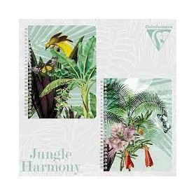 Jungle harmony, Carnet reliure intégrale A5 - 14,8 x 21 cm, 148 pages, ligné, as