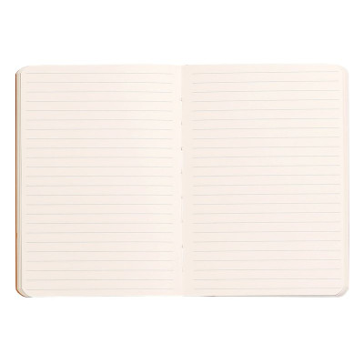 Rhodiarama carnet souple VIOLET A6 144p ligné pap. ivoire 90g ferm. élast.