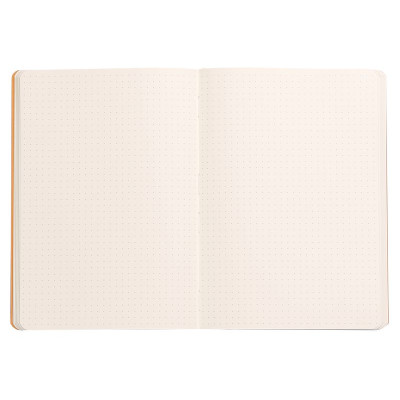 Rhodiarama carnet souple ANIS A5 160p dot pap. ivoire 90g ferm. élast.