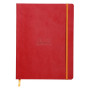 Rhodiarama carnet souple COQUELICOT 19x25cm 160p ligné pap. ivoire 90g ferm. éla