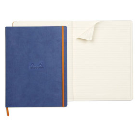 Rhodiarama cahier souple SAPHIR A4+ 160p ligné papier ivoire 90g