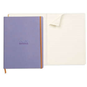 Rhodiarama cahier souple IRIS A4+ 160p ligné papier ivoire 90g
