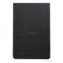 Rhodiarama Webnotepad remb.rigide NOIR A5 192p ligné microperf. pap. ivoire 90g