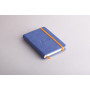 Rhodiarama carnet RR 9x14cm SAPHIR 192p ligné pap. ivoire 90g ferm. élast.
