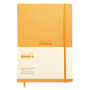 Webnotebook ORANGE A4 192p uni papier ivoire 90g fermeture élastique
