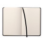Webnotebook BLACK A5 192p ligné papier ivoire 90g fermeture élastique