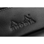 Rhodia ePURE BLACK trousse plate cuir véritable 22x8,5cm
