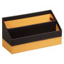 Rhodiarama porte-courrier simili cuir italien BLACK 25x10x14cm