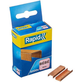 Agrafes BeBe Rapid, Cuivre, blister de 3x1000