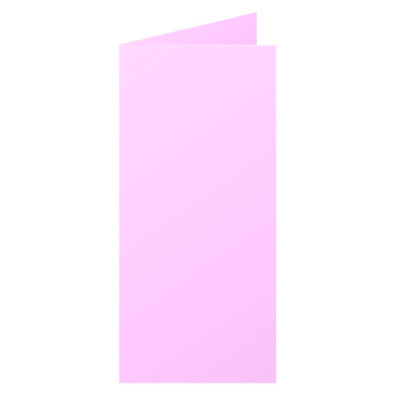 Paquet de 25 cartes pliée Pollen 106x213 rose dragée