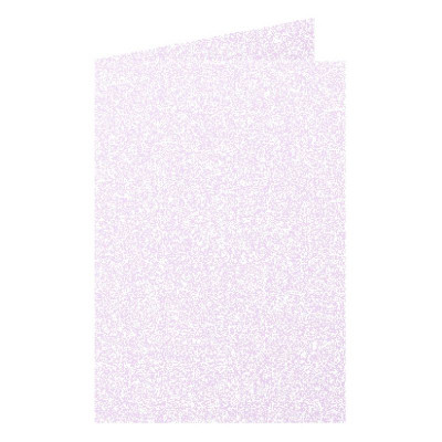 Paquet de 25 cartes pliée Pollen 110x155 rose poudré irisé