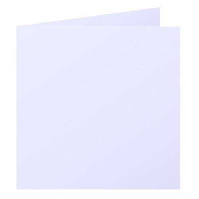 Paquet de 25 cartes pliée Pollen 135x135 lilas