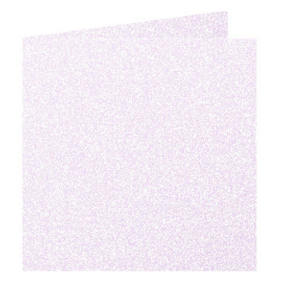 Paquet de 25 cartes pliée Pollen 135x135 rose poudré irisé