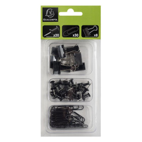 Kit de 58 attaches Iderama Noir
