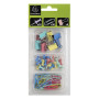 Kit de 58 attaches Aquarel Assorti