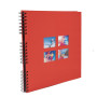 Alb spiral 60p Noir 32x32cm MILANO Rouge