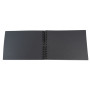 Alb spiralé 50p noir 32x22cm MILANO Gris