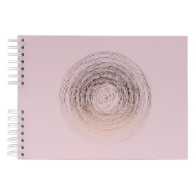 Alb spiralé 50p blanc 32x22 Ellipse Rose