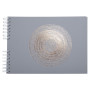 Alb spiralé 50p blc 32x22cm Ellipse gris