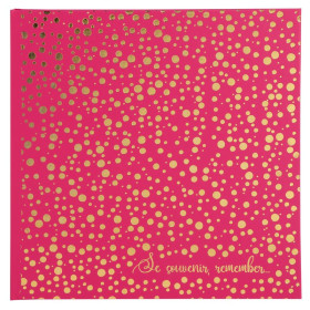 Alb livre 30p blanc 25x25 Plum Framboise